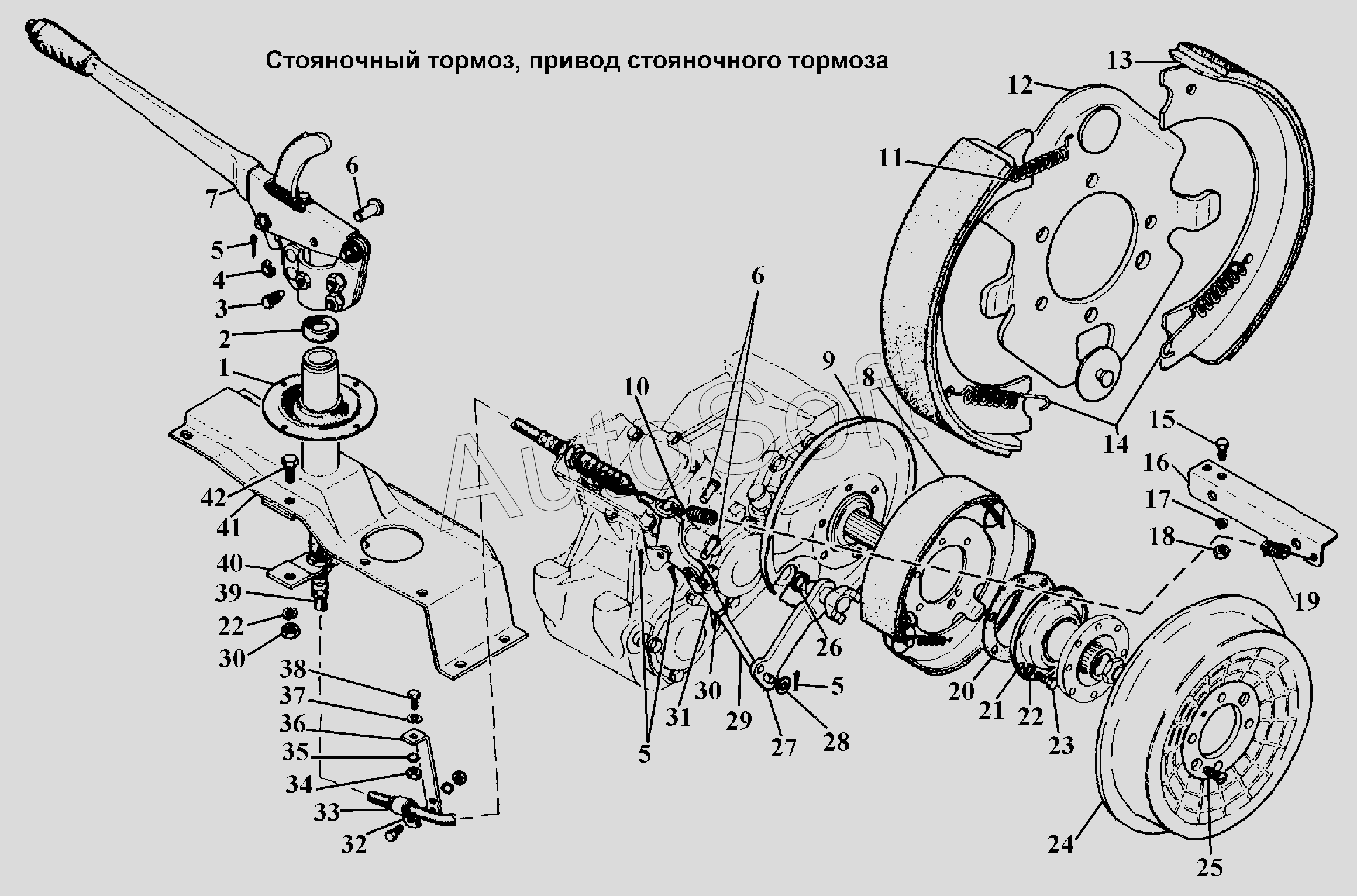 Тормозная система газ 3308