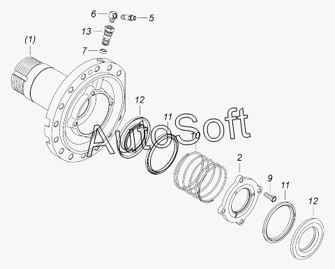 Ступица камаз 4310 схема