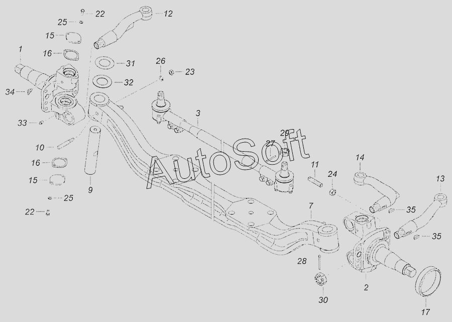 Ось Передняя Камаз Купить